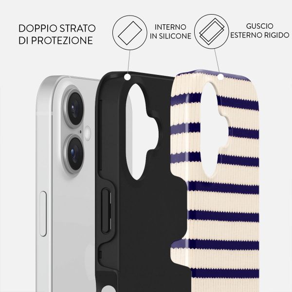 Burga Cover Posteriore Resistente Apple iPhone 16 - Old Money