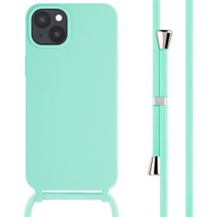 imoshion Cover in Silicone con Cordino Apple iPhone 15 Plus - Menta verde