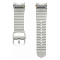 Samsung Cinturino Sport originale Samsung Galaxy Watch 4 / 5 / 6 / 7 / FE (20 mm) - Taglia M/L - Argento