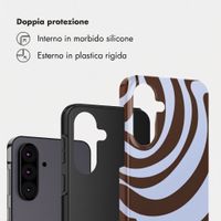 Selencia Cover Posteriore Vivid Samsung Galaxy A37 (5G) - Dream Swirl Chocolate