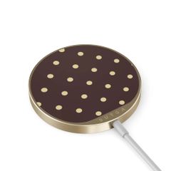 Burga Caricabatterie magnetico wireless - MagSafe e Qi2 - Sorry Busy / Gold