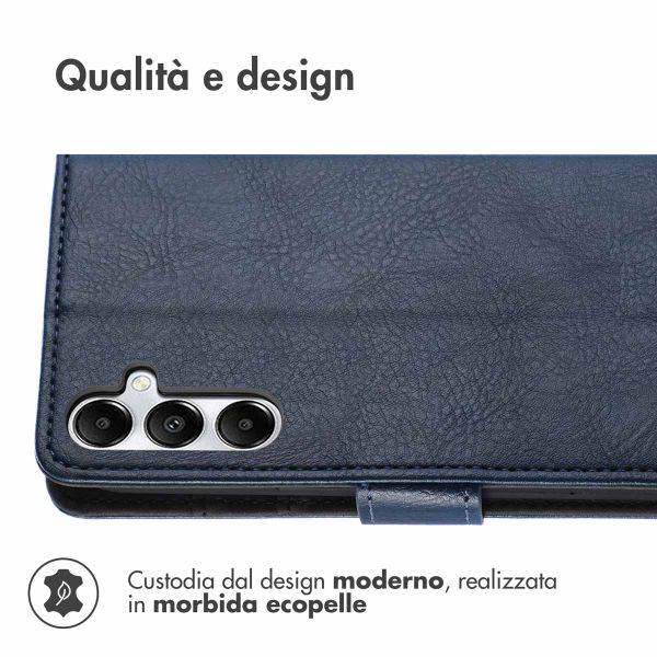 imoshion Cover a libro di Lusso Samsung Galaxy A16 - Blu scuro