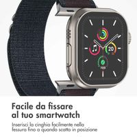 imoshion Cinturino in nylon Alpine Apple Watch | 44/45/46/49 mm - Indigo