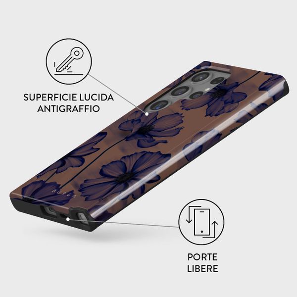 Burga Cover Posteriore Resistente Samsung Galaxy S24 - Velvet Night
