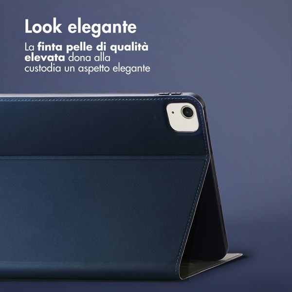 Accezz Cover Tablet Classica Apple iPad Air 13 pollici (2026) M4 / (2025) M3 / (2024) M2 - Blu scuro