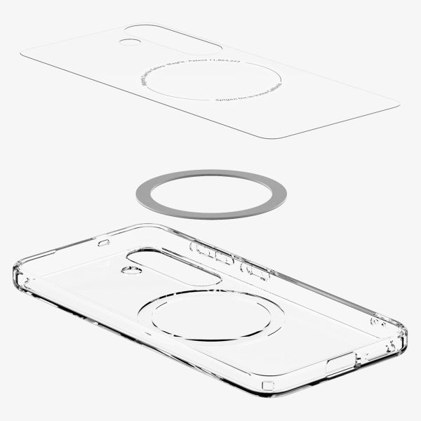 Spigen Cover Posteriore Ultra Ibrida con MagSafe Samsung Galaxy S25 - Trasparente