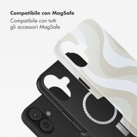 Selencia Cover posteriore Vivid con MagSafe Apple iPhone 17 - Desert Waves Beige