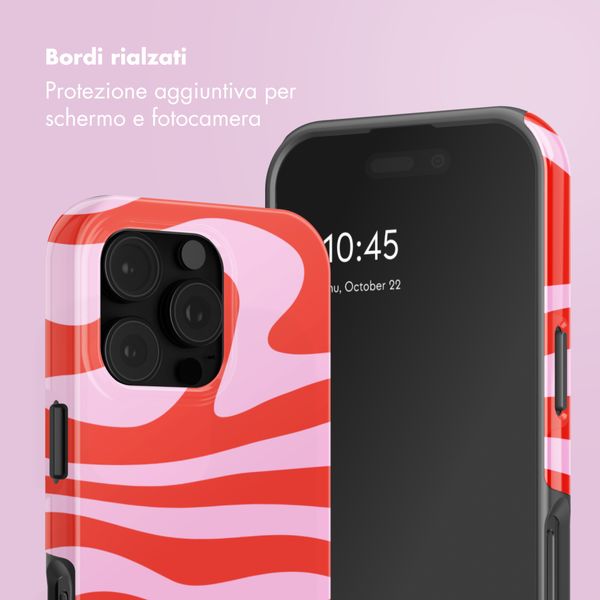Selencia Cover Posteriore Vivid Apple iPhone 16 Pro - Dream Swirl Pink