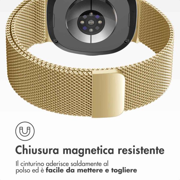 imoshion Cinturino milanese magnetico Samsung Galaxy Watch 8 (40/44mm) / Classic (46mm) - Oro