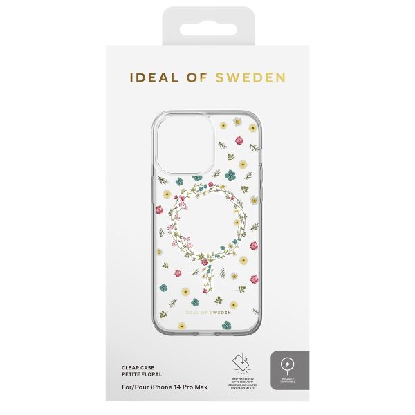 iDeal of Sweden Cover Trasparente con MagSafe Apple iPhone 14 Pro Max - Petite Floral