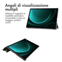 imoshion Cover Trifold Design Samsung Galaxy Tab S10 Plus / Tab S9 FE Plus / Tab S9 Plus - Leopard
