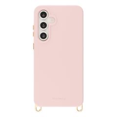 Selencia Cover posteriore Rivièra con MagSafe con ganci rimovibili Samsung Galaxy S24 FE - Sorbet Pink
