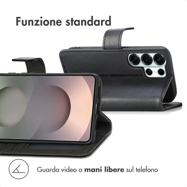 imoshion Cover a libro di Lusso Samsung Galaxy S26 Ultra - Nero