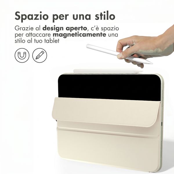 imoshion Custodia Magnetica a Libro Apple iPad Pro 13 (2025) M5 / (2024) M4 - Beige