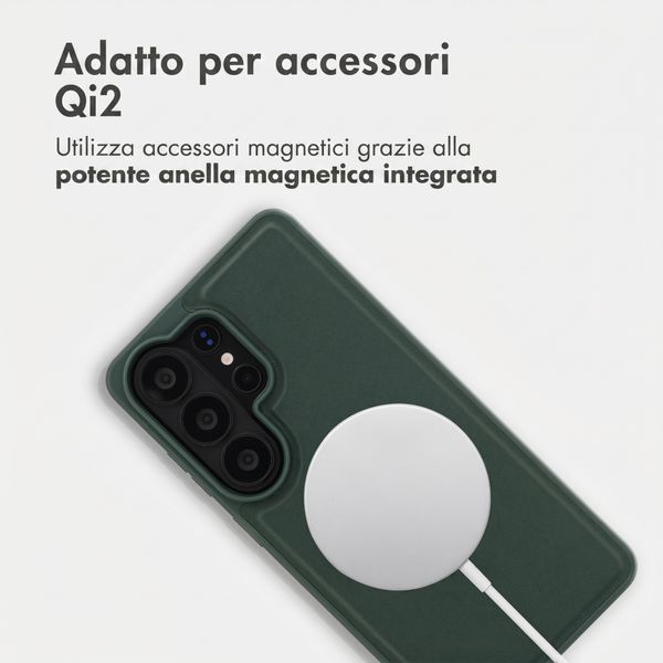 Accezz Backcover Edge con MagSafe Samsung Galaxy S26 Ultra - Verde