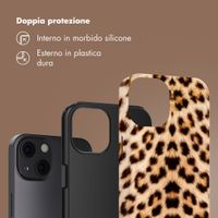 Selencia Cover Posteriore Vivid Apple iPhone 13 - Wild Leo