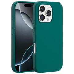 Accezz Cover in silicone liquido con MagSafe Apple iPhone 16 Pro Max - Forest Green