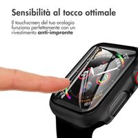 imoshion Cover rigida integrale Apple Watch 4 / 5 / 6 / SE - 44 mm - Nero