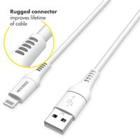Accezz Cavo da Lightning a USB - Certificato MFI - 1 metro - Bianco
