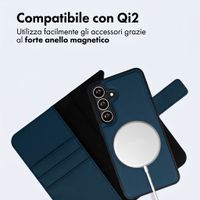 imoshion Cover a libro di lusso 2-in-1 rimovibile Samsung Galaxy S24 FE - Blu