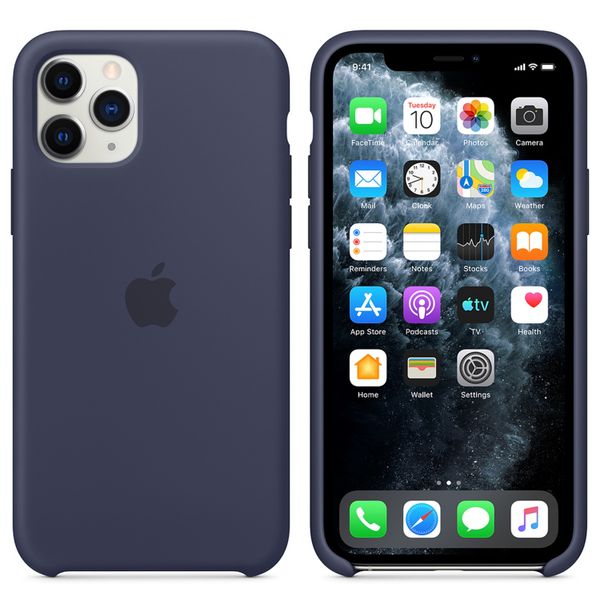 Apple Cover in Silicone Apple iPhone 11 Pro - Midnight Blue