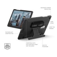 UAG Cover posteriore Scout con cinturino per mano Samsung Galaxy Tab A11 Plus / A9 Plus - Nero