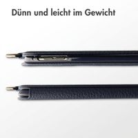 Accezz Trifold Bookcase met handstrap Apple iPad Mini 5 (2019) / Mini 4 (2015) - Donkerblauw