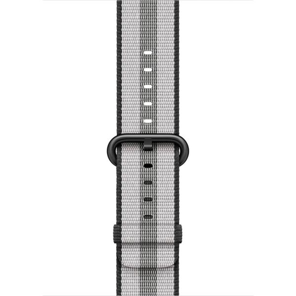 Apple Cinturino in nylon intrecciato Apple Watch | 44/45/46/49 mm - Black Stripe