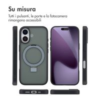 Accezz Cover con anello e supporto con MagSafe Apple iPhone 17 - Nero