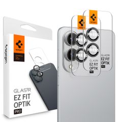 Spigen Optik Pro EZ Fit Lens Protector - Protezione lente fotocamera (confezione da 2) per Samsung Galaxy S25 Edge