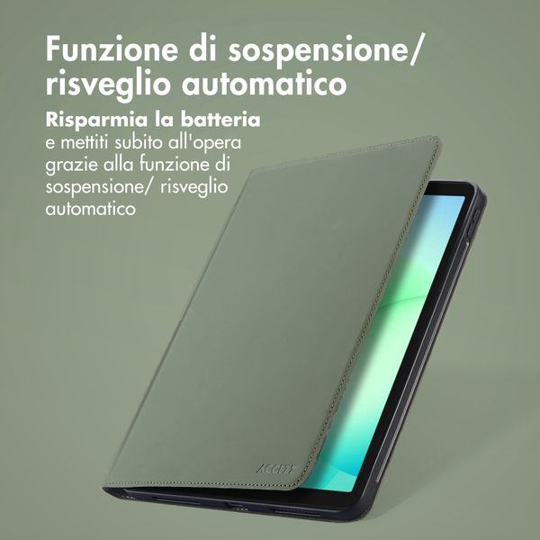 Accezz Cover Tablet Classica Samsung Galaxy Tab A11 Plus - Verde