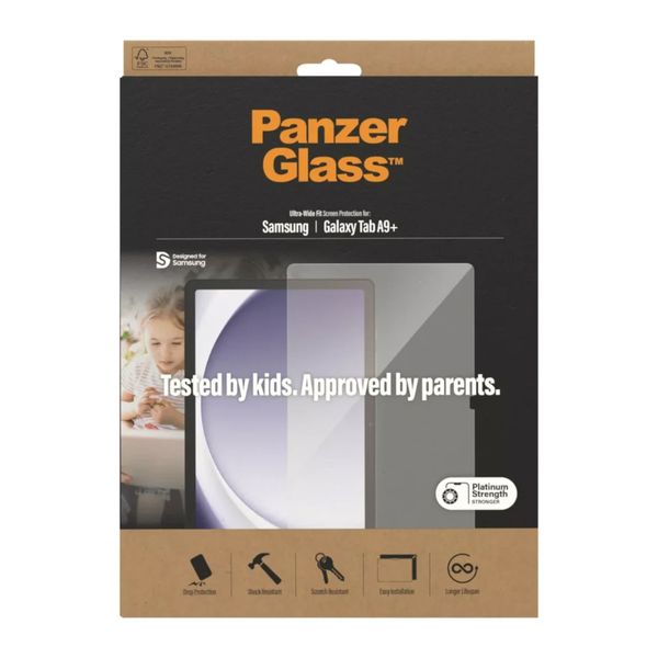PanzerGlass Vetro temperato Ultra Wide Fit Samsung Galaxy Tab A11 Plus / A9 Plus
