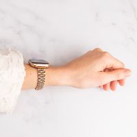 Selencia Cinturino sottile in acciaio ispirato a Jubilee Apple Watch | 38/40/41/42 mm - Oro rosa