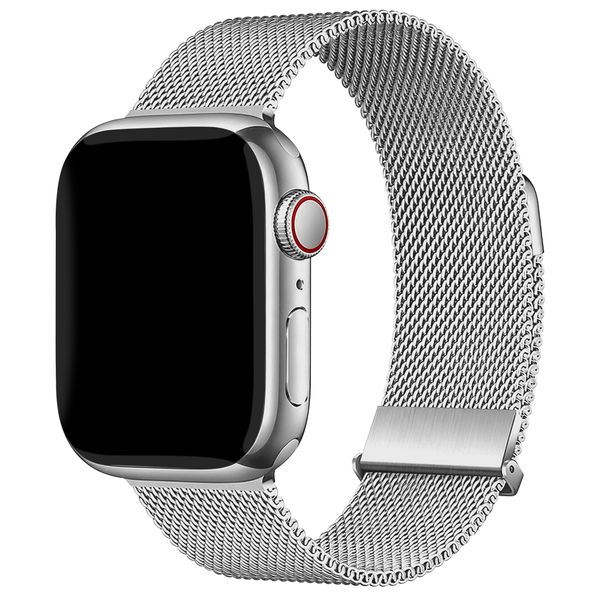 imoshion Milanees magnetisch bandje Apple Watch | 38/40/41/42 mm - Zilver