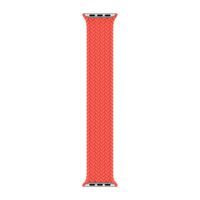 Apple Cinturino Solo intrecciato Apple Watch | 44/45/46/49 mm - Taglia 6 - Electric Orange