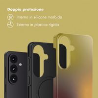 Selencia Cover posteriore Vivid con MagSafe Samsung Galaxy S26 FE - Gradient Olive Dust