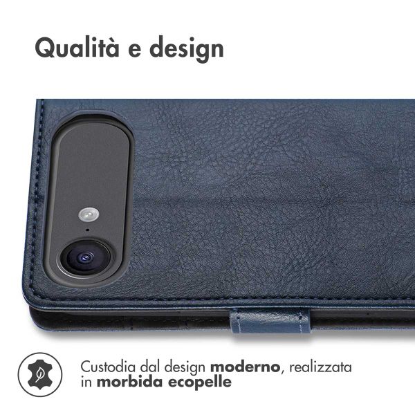 imoshion Cover a libro di Lusso Apple iPhone Air - Blu scuro