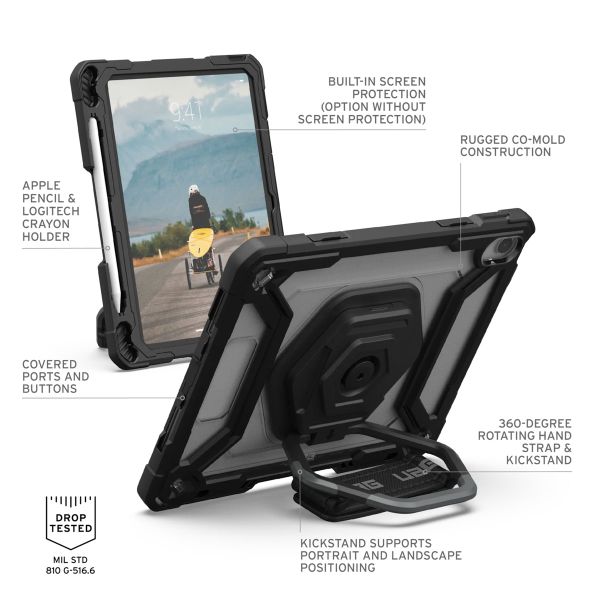 UAG Cover Posteriore Plasma Apple iPad 11 (2025) 11 inch A16 / iPad 10 (2022) 10.9 inch - Ice Black