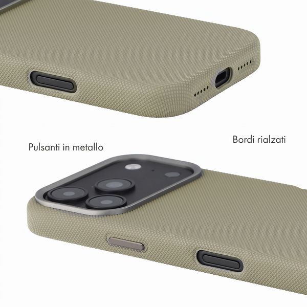 Accezz Cover Mesh con MagSafe Apple iPhone 17 Pro - Grigio scuro
