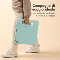 imoshion Cover Posteriore Kidsproof con Maniglia Samsung Galaxy Tab A11 Plus / A9 Plus - Soft Blue