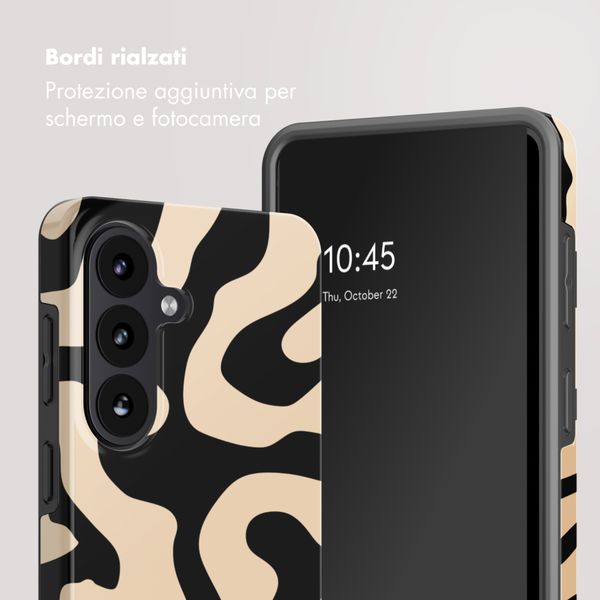 Selencia Cover Posteriore Vivid Samsung Galaxy S26 - Art Wave Black