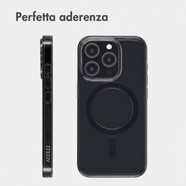 Accezz Lite custodia posteriore con MagSafe Apple iPhone 15 Pro - Smokey Clear