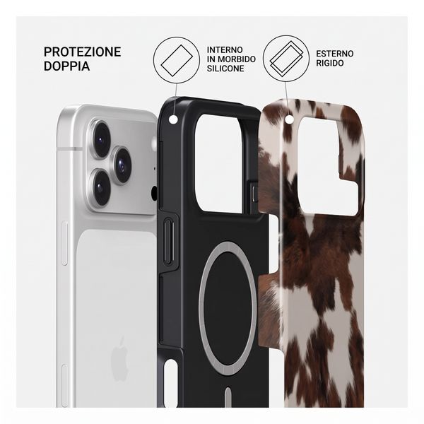 Burga Cover Posteriore Resistente con MagSafe Apple iPhone 18 Pro Max - Celestial