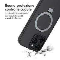 Accezz Cover con anello e supporto con MagSafe Apple iPhone 16 Pro Max - Nero