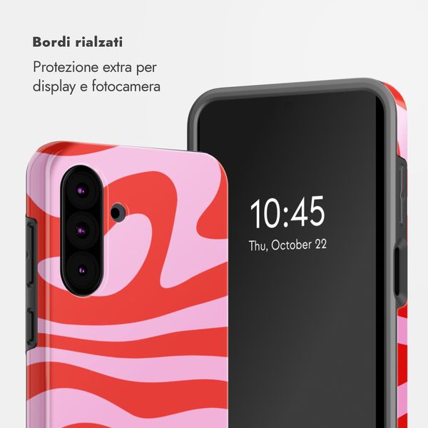 Selencia Cover Posteriore Vivid Samsung Galaxy A36 / A56 - Dream Swirl Pink