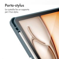 imoshion Cover Origami Apple iPad Pro 13 (2025) M5 / (2024) M4 - Verde scuro