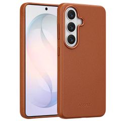 Accezz Cover in Pelle con MagSafe Samsung Galaxy S26 - Sienna Brown