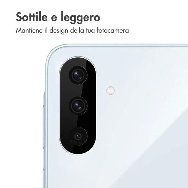 imoshion Protezione fotocamera in Vetro 2 Pezzi Samsung Galaxy A36 / A56 - Nero