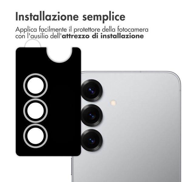 imoshion 2 Pack protezione lente fotocamera Samsung Galaxy S25 - Silver Shadow