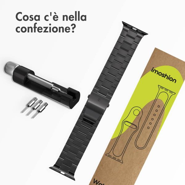 imoshion Cinturino in acciaio Apple Watch | 44/45/46/49 mm - Nero